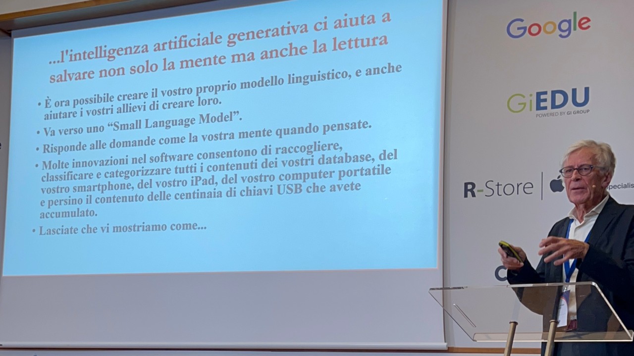 Derrick de Kerckhove al convegno dell' Associazione Italiana Presidi