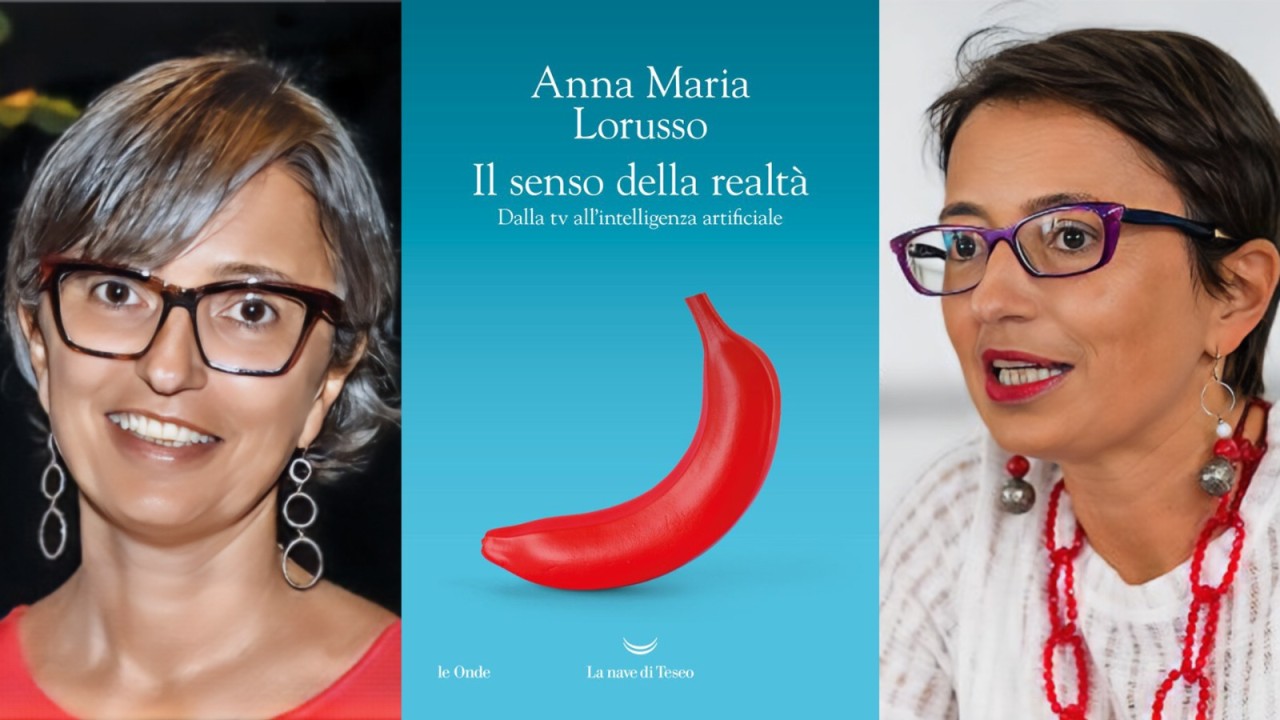 L'autrice e la copertina de Il senso della realtà