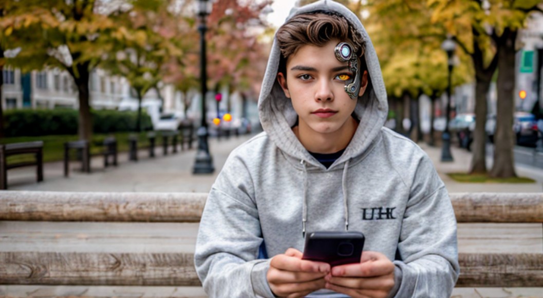 Phi, il teenager impegnato, immaginato da StableDiffusion